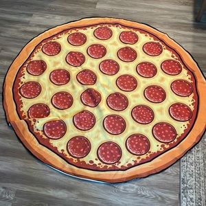 Big Mouth Giant Pizza Beach Blanket